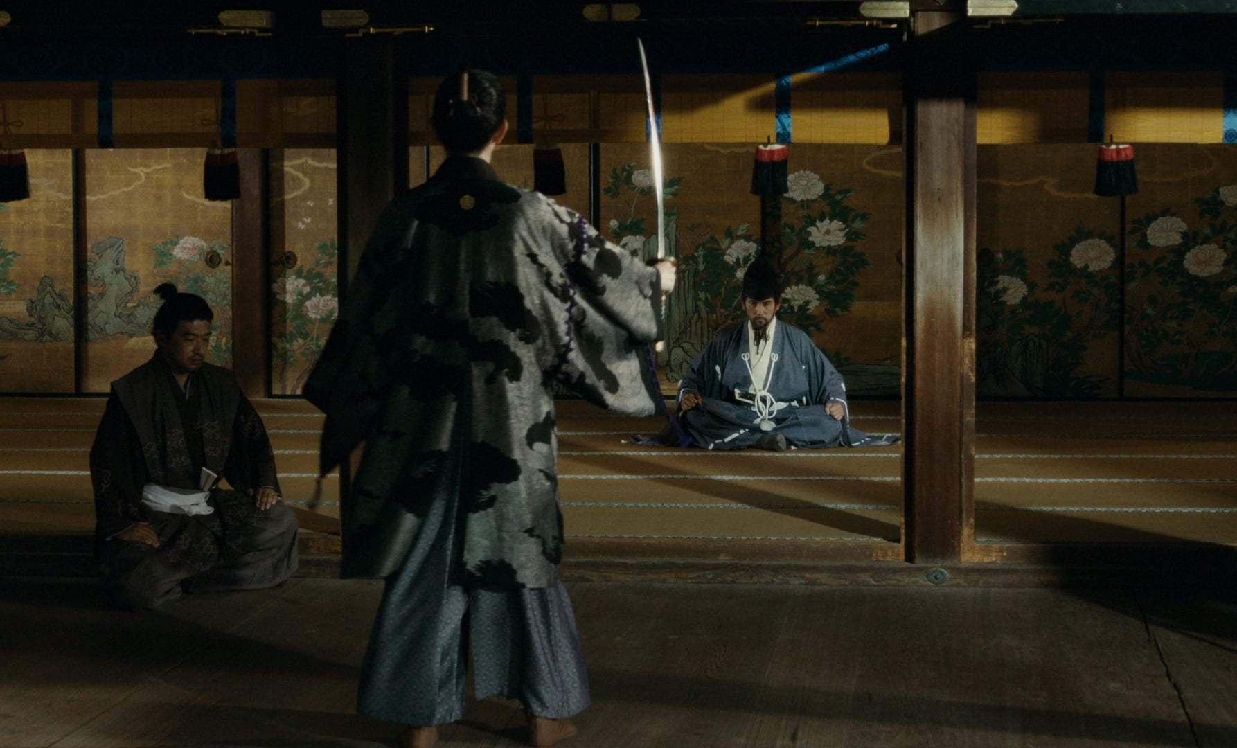 3 samurais dans une pièce